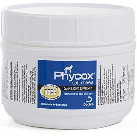 Dechra Phycox Soft Chews, Joint Supplement for Dogs (60ct) 60 Count