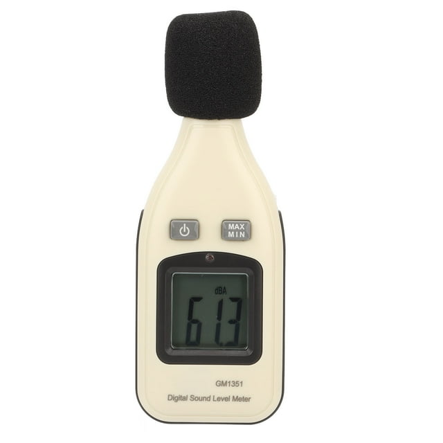 Decibel Meter 30 to 130 DB Range 0.1dB Accuracy Backlit LCD Portable