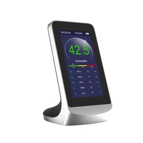 Decibel Meter, 6 in 1 Multifunctional Digital Decibel Meter with LCD Display, 30-130dBA Sound Level Reader