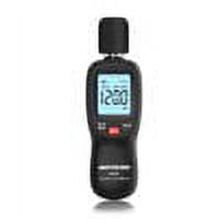 Decibel Meter, Meterk Digital Sound Level Meter, Range 30-130dB(A) Noise Volume Measuring Instrument Self-Calibrated Decibel Monitoring Tester
