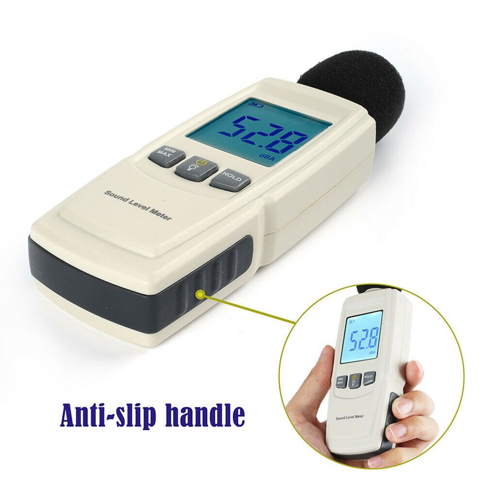 Decibel Meter Sound Level Reader Db Spl Meter Noise Detector Backlit