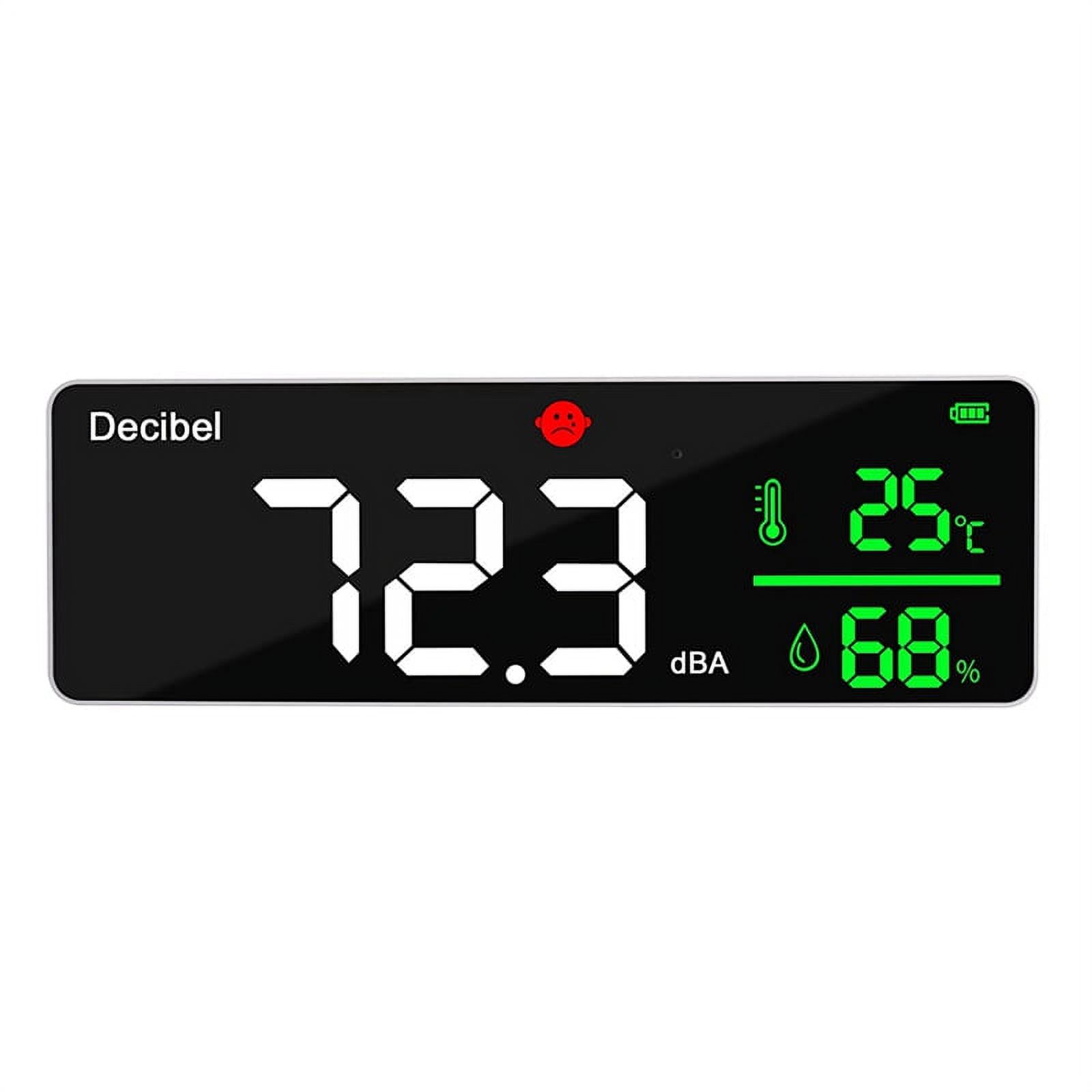 Decibel Meter Wall Hanging Sound Level Meter Humidity Meter