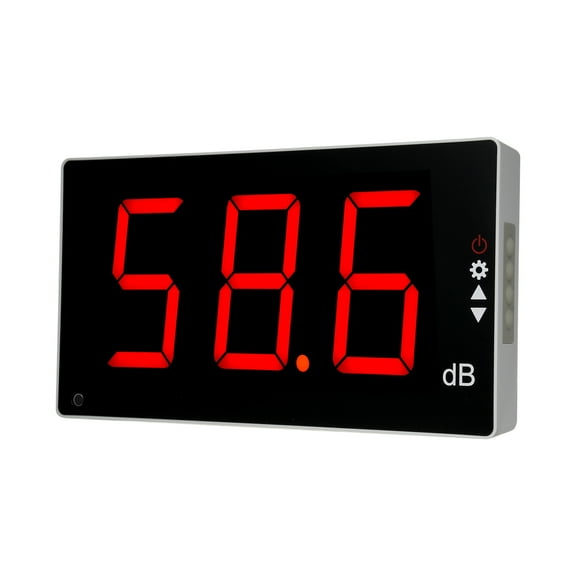 Decibel meter,Lcd Screen Wall 30-130db With Meter With Lcd Decibel Tester Screen Wall Mounted Noise 30-130db Noise Meter With Lcd Screen Sound Meter Buzhi Cousopo Huiop With Sound Alarm