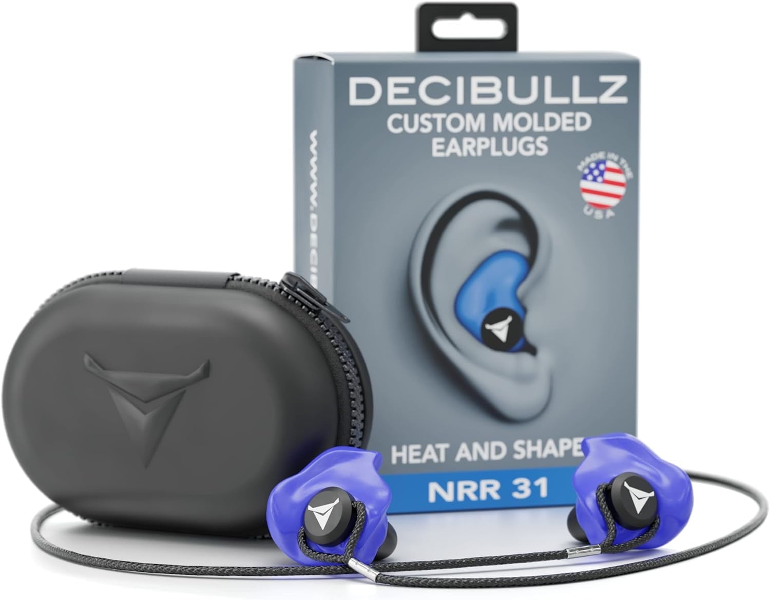 Decibullz Custom Molded Shooting Electronic Earbuds Shooting