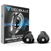 Decibullz Custom Molded High Fidelity Earplugs for Concerts, Musicians, and Noise Sensitivity