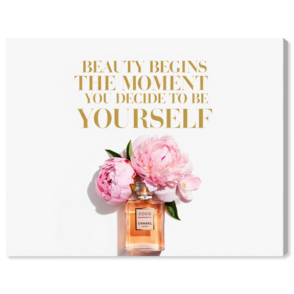 Decidedly Beautiful Canvas Print Fun Quotes by Art Remedy, Gallery Wrapped, 20 x 16