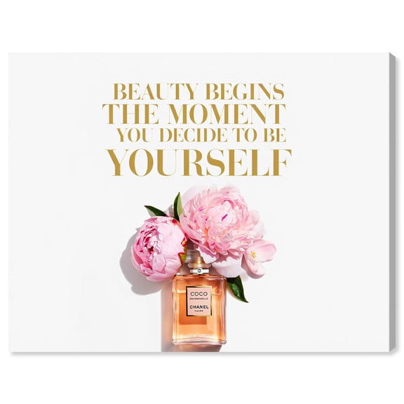 Decidedly Beautiful Canvas Print Fun Quotes by Art Remedy, Gallery Wrapped, 36 x 30