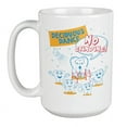 thumbnail image 1 of Deciduous Dance No Grinding, Funny Dentistry Teeth Pun Coffee & Tea Mug (15oz), 1 of 1