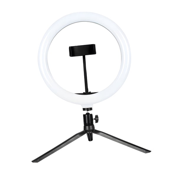 Decimeter Heightened Hoop Light For Content Creation Includes Tripod Phone Mount 3 Lighting Modes USB Action Video Conference Tool
