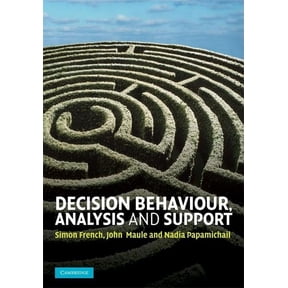 Decision Behaviour, Analysis and Support, (Hardcover)