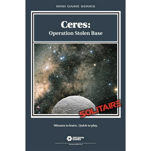 Decision Games Ceres Operation Stolen Base Mini Game Series DCG 1719