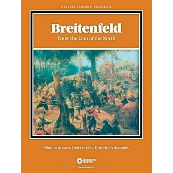 Decision Games Breitenfeld Enter the Lion of the North Folio Game Series 1621