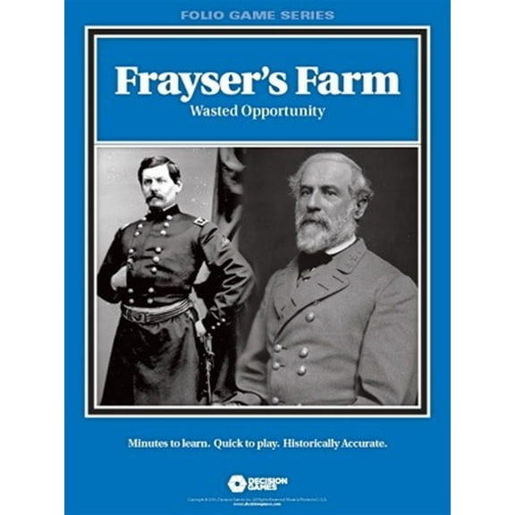 Decision Games Frayser's Farm Wasted Opportunity Folio Game Series DCG 1606