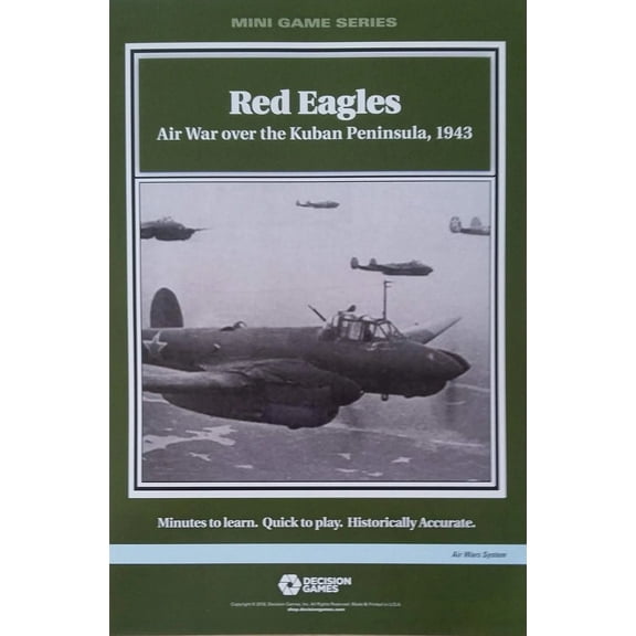 Decision Games Mini Game Series Red Eagles Air War over the Kuban Peninsula 1728