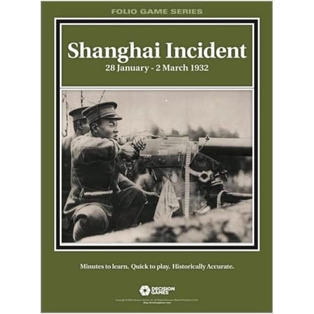 Decision Games Shanghai Incident 1932 Folio Game Series DCG 1635