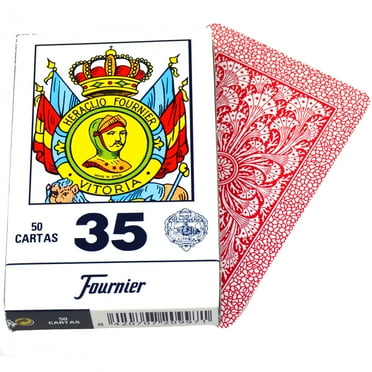 Authentic Fournier Spanish Playing Cards - Set Of 50 Decks With Chinchon Game Instructions