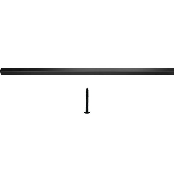 Deck Balusters, 101-Pack 26"x0.75" Metal Stair Spindles, Aluminum Alloy Square Railing with Screws for Outdoor Wood & Composite Deck, Porch Staircase