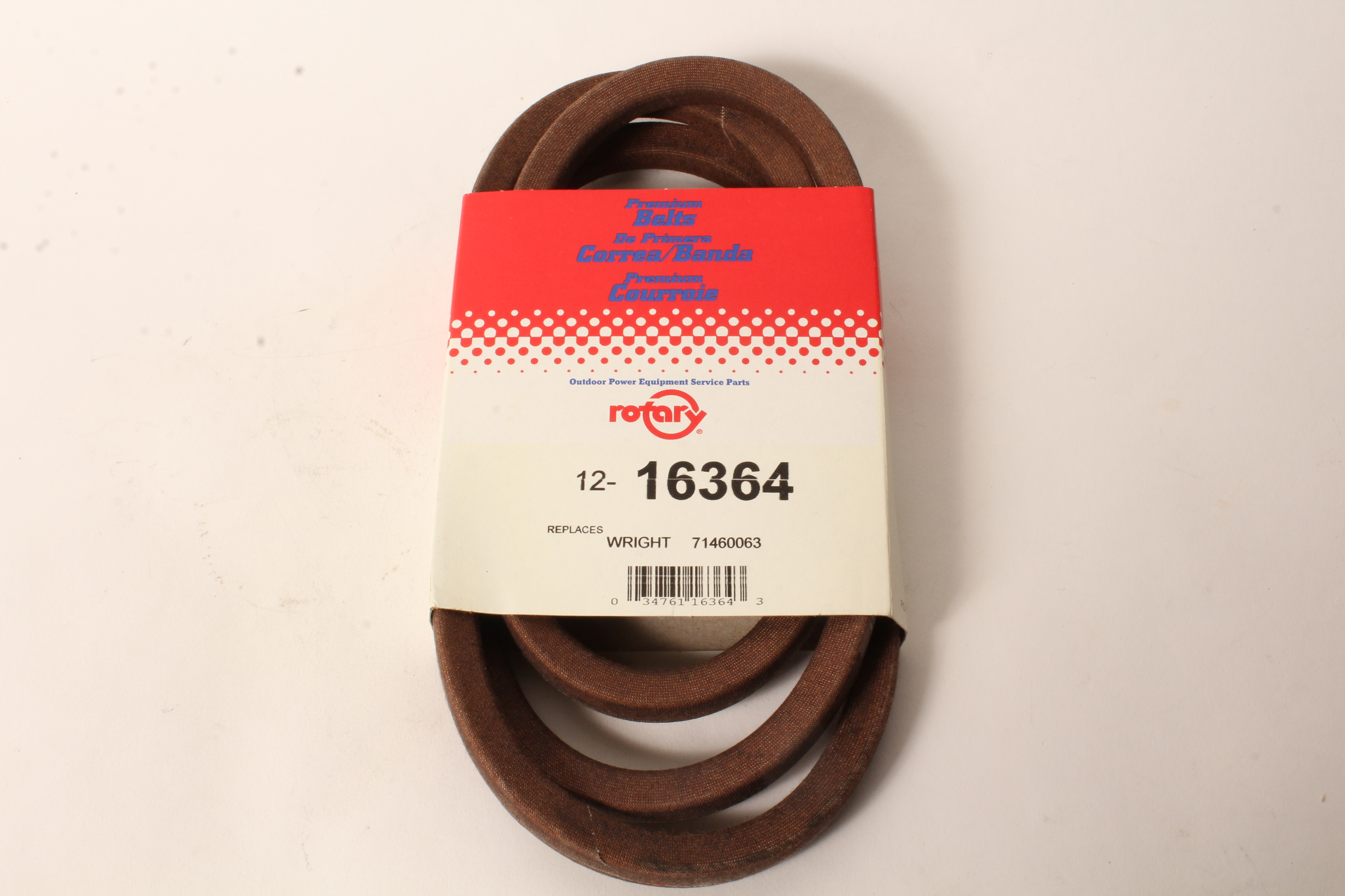 Stens Deck Belt Replacement For Wright Mfg - Fits Stander & Stander RH 36/48 Mowers - Part 71460063 10 thumbnail image