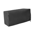 thumbnail image 1 of Deck Box Cover Rectangular Bench Cover Tear Resistant Oxford Cloth for Patio Seating Storage, 1 of 9