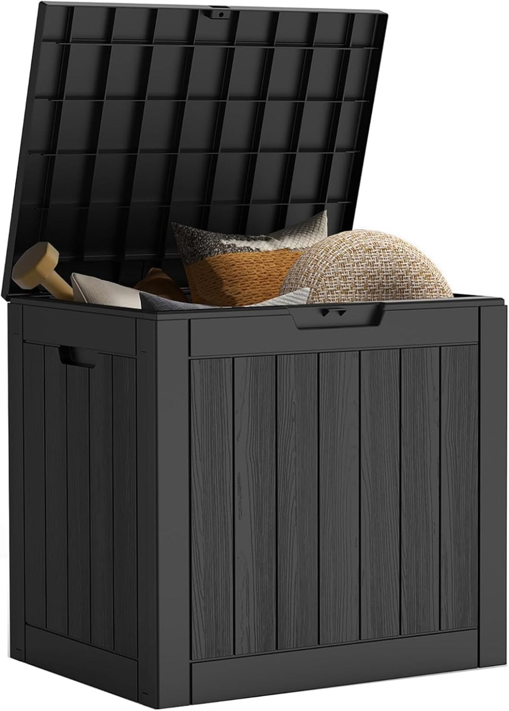 Deck Box, Waterproof Weatherproof and UV Resistant Resin Storage Bin ...
