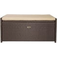 Deck Box w/Seat Cushion 60 Gallon Outdoor Patio Bench Shed