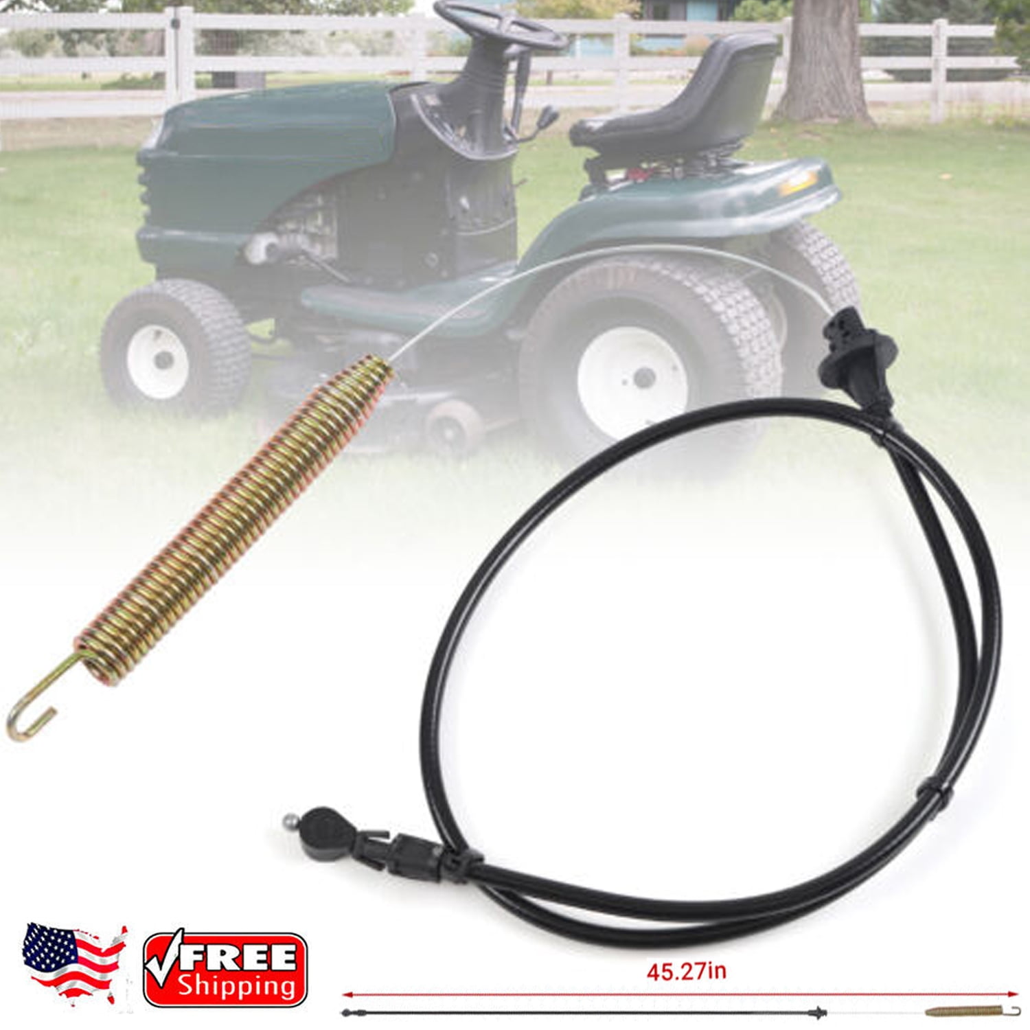 Deck Clutch Cable Replace For Craftsman LT1000 LT2000 DLT3000 42" Deck