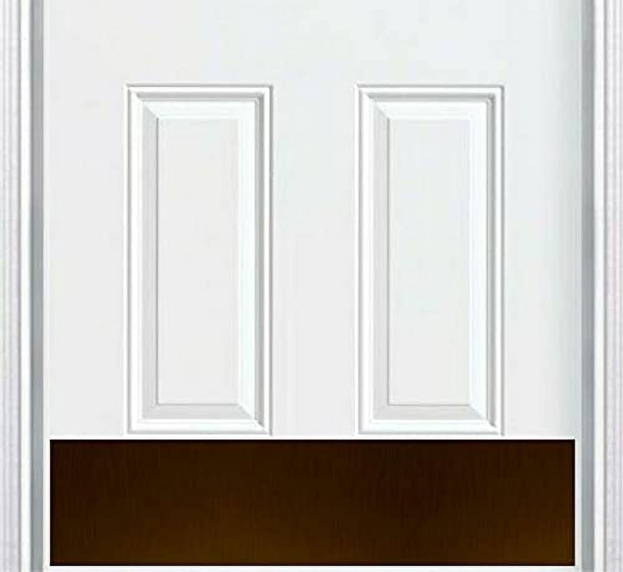 Kick Plate Satin Stainless Steel Finish Door Protection Includes Screws No Holes Kick Plate Satin Stainless Steel Finish Door Protection Includes Screws No Holes