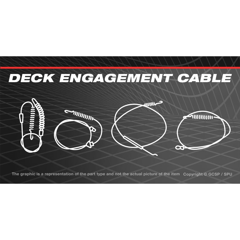 Deck Engagement Cable For Craftsman T140 Lawn Tractors