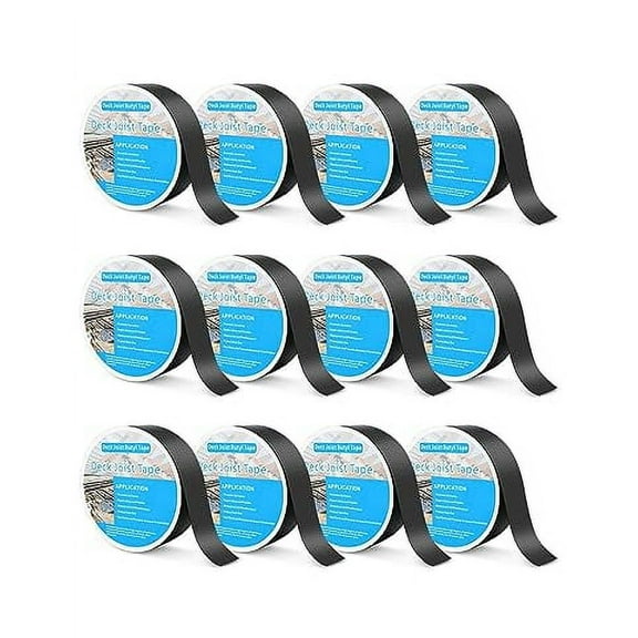 Deck Joist Tape Deck Flashing Tape 2" x 50' Butyl Joist Tape Waterproof Anti-Corrosion
