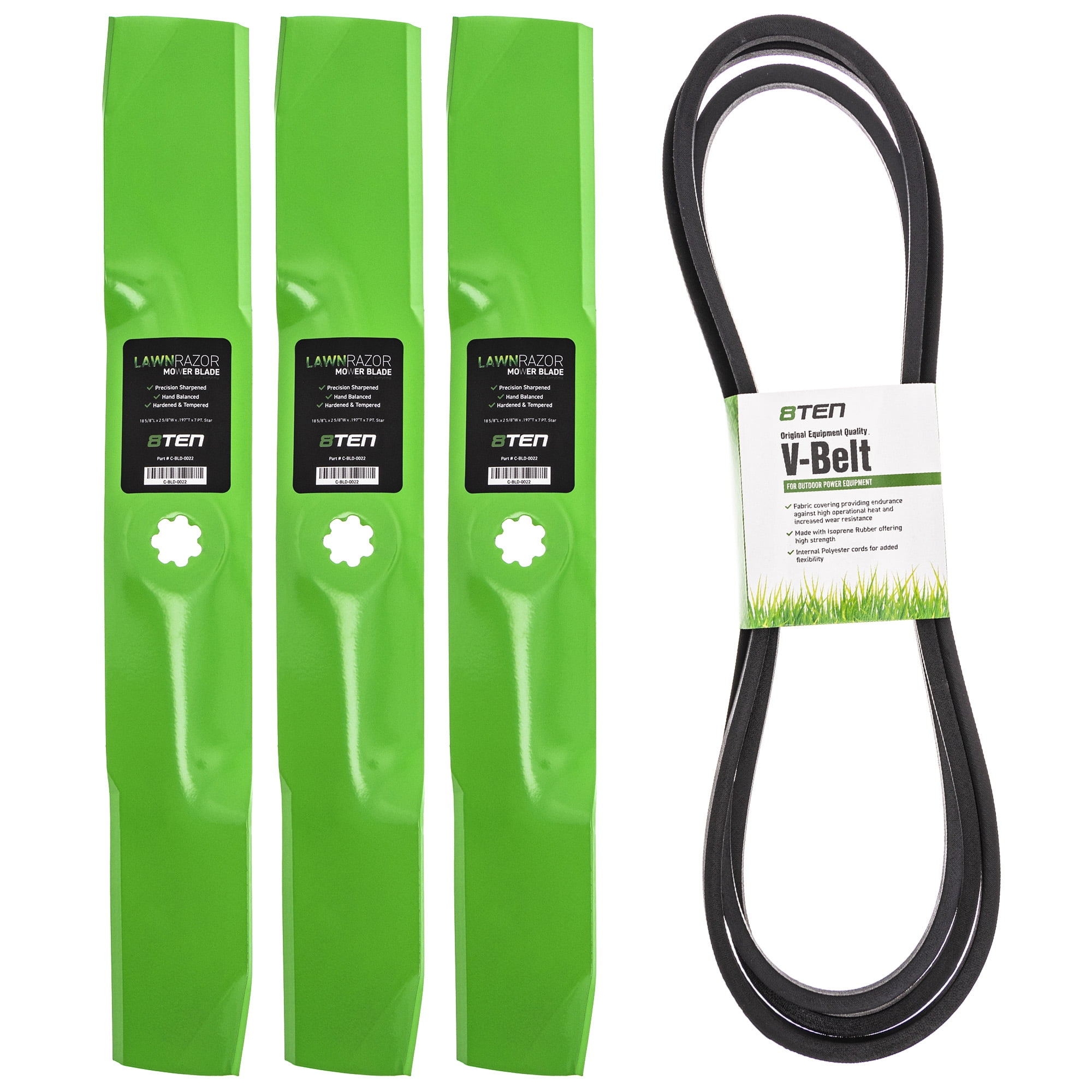 Deck Kit Blade Belt for John Deere D170 G110 190C LA150 LA175