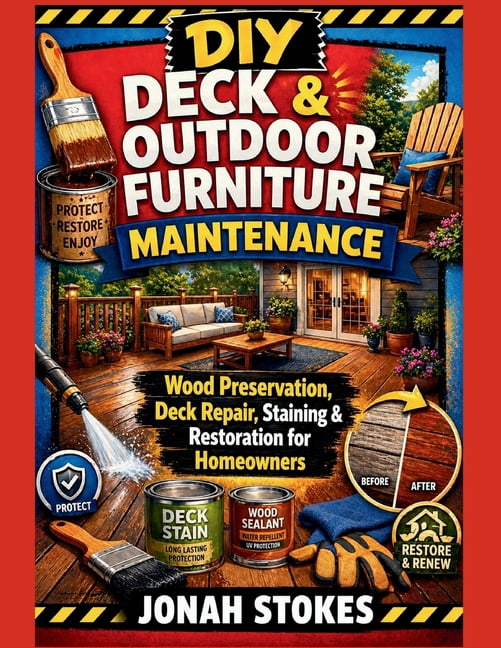 The Workshop Expert Deck & Outdoor Furniture Maintenance: Wood Preservation, Deck Repair, Staining & Restoration for Homeowners, (Paperback)