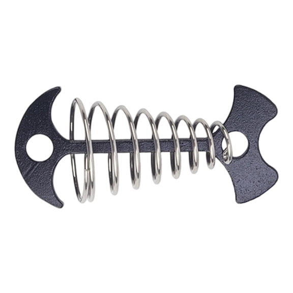 Deck Planks Board Tent Stakes Windproof Spring Anchors Fishbone Deck Anchors Peg Fishbone Guyline Cord Adjuster