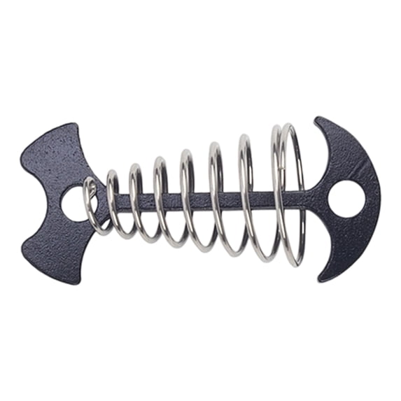 7829 Deck Planks Board Tent Stakes Fishbone Deck Anchors Peg Spring Buckles Portable Tent Peg for Outdoor Camping Hiking