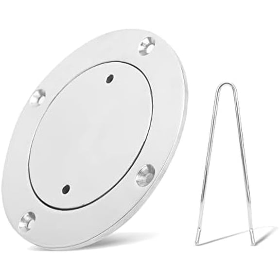 Deck Plate,3in Stainless Steel Deck Hatch Cover Stainless Steel Inspection Hatch With Key For Marine Boat Hardware Accessory$$Watercraft