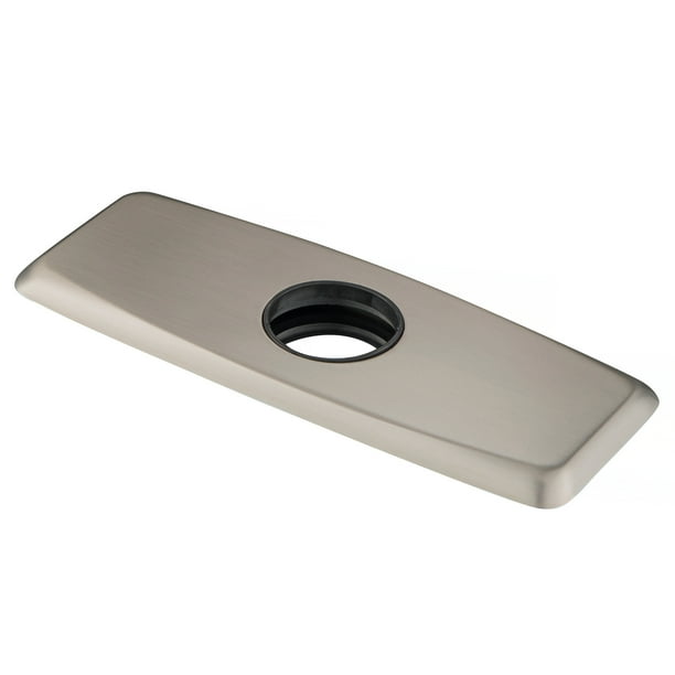 Deck Plate for Bathroom Faucet in Spot Free Stainless Steel - Walmart.com