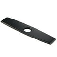 thumbnail image 1 of Deck Plate for Kitchen Faucet in Black Stainless Steel, 1 of 4