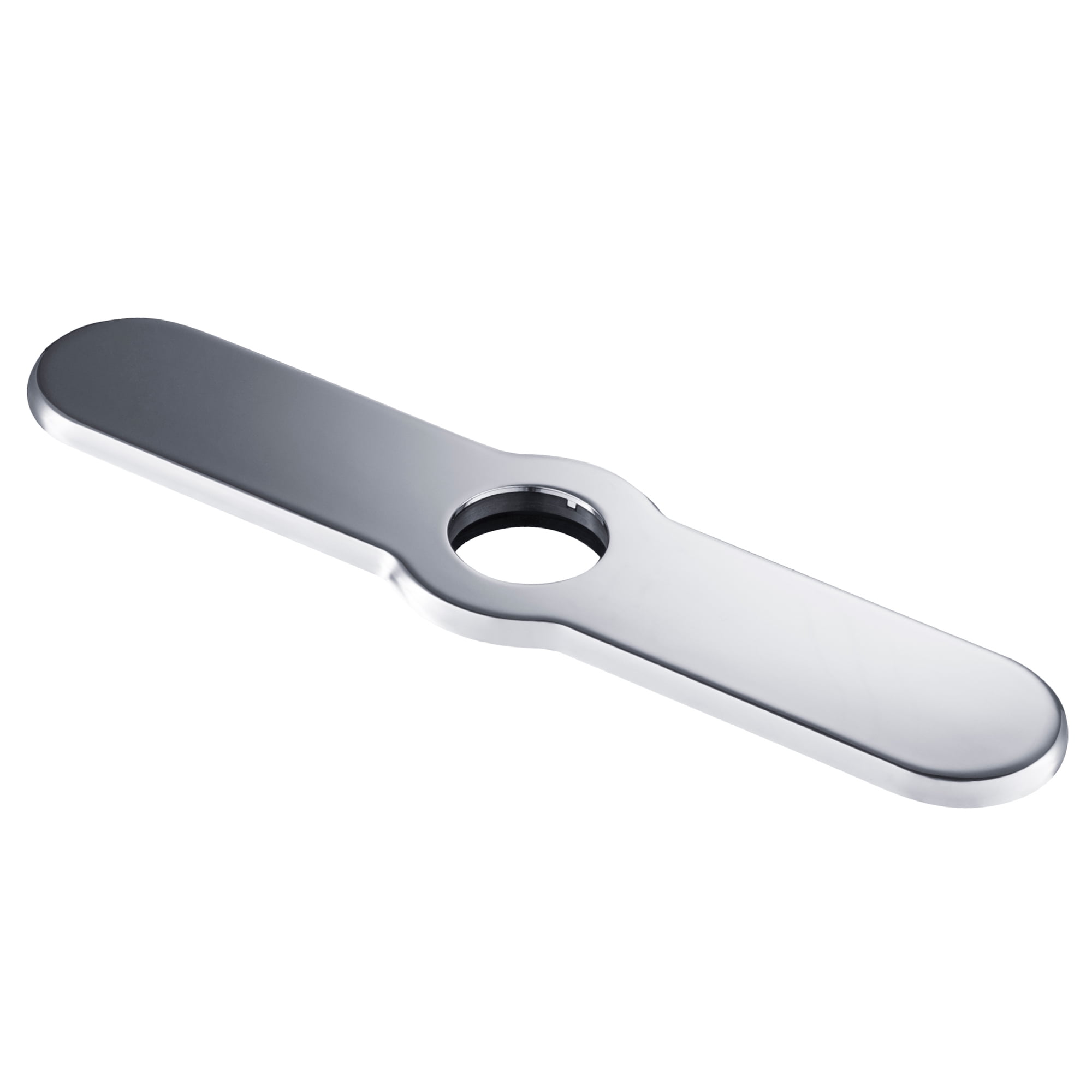 Chrome Finish Kitchen Faucet Deck Plate
