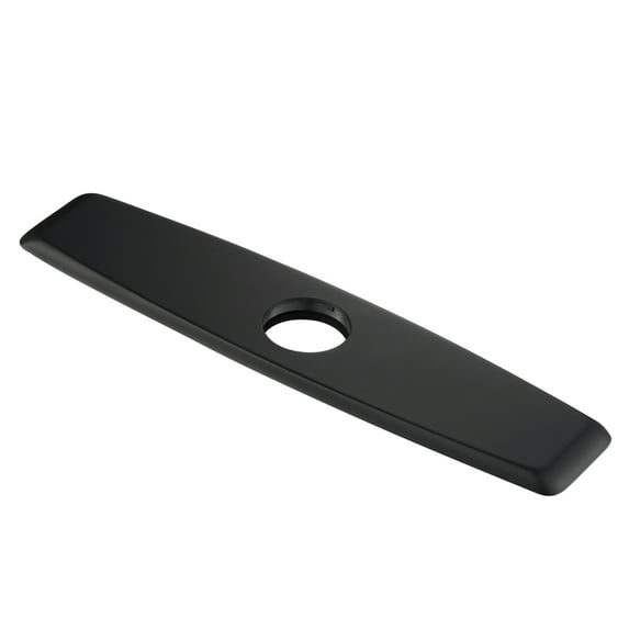 Deck Plate for Kitchen Faucet in Matte Black