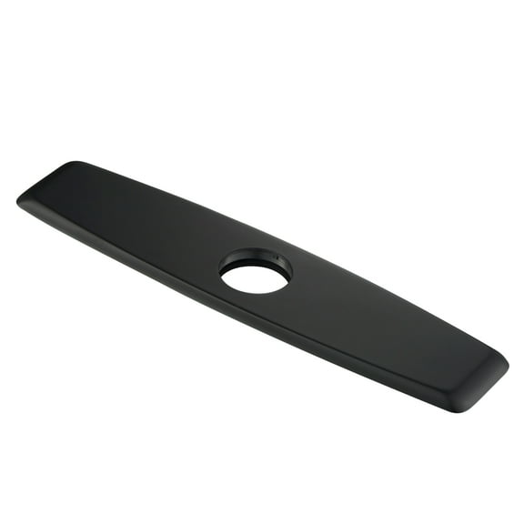 Open Box Deck Plate for Kitchen Faucet in Matte Black
