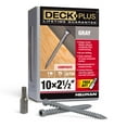thumbnail image 1 of Deck Plus 48439 Exterior Screws, Gray Star-Drive, Composite Steel Deck Screws (#10 x 2-1/2"), 1 of 8