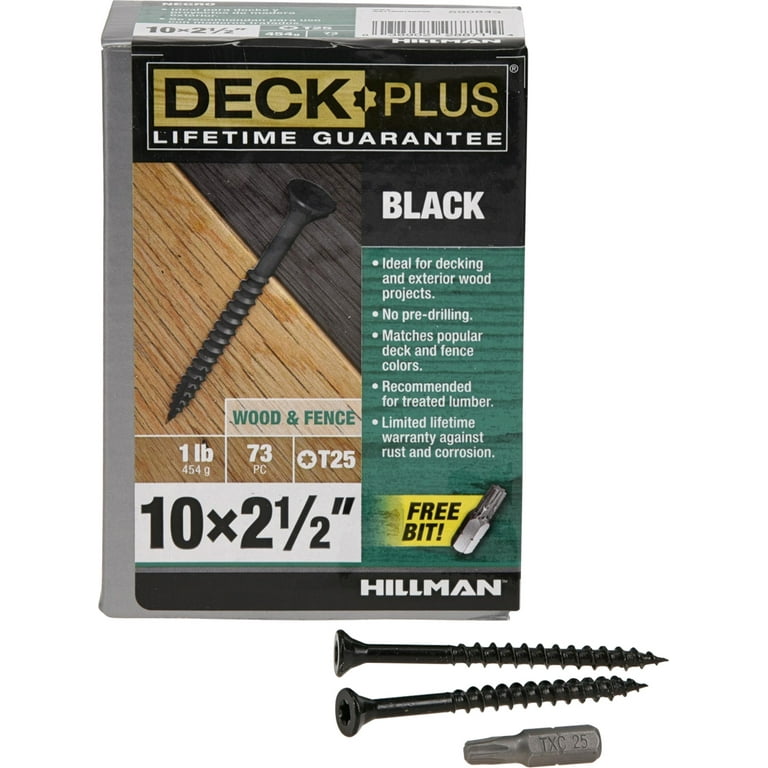 Deck Plus 10 x 2-1/2-in Ceramic Deck Screws (5-lb) Deck Plus 10 x 2-1/2-in Ceramic Deck Screws (5-lb)