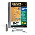 thumbnail image 1 of Deck Plus Dual Torq Flat Head Exterior Deck Screws, Silver, Steel, No. 8 x 2", 1lb Box, 48463, 1 of 10