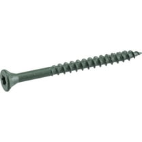 Deck Plus Exterior Green, Wood Screws, Steel, Self-Drilling, (#10 x 3.5"), 5lb Box