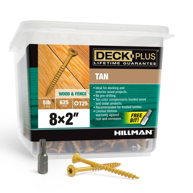 Deck Plus 10 x 2-1/2-in Ceramic Deck Screws (5-lb) Deck Plus 10 x 2-1/2-in Ceramic Deck Screws (5-lb)