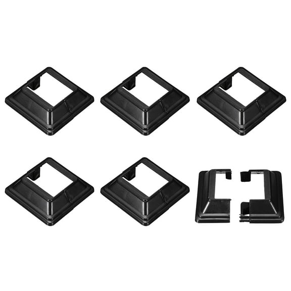 Deck Post Base 6 Pack Wood Post Base Skirt 2.83" x 2.83" (Internal 1.57"x1.18")