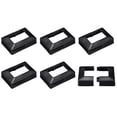 thumbnail image 1 of Deck Post Base Cover, 6Pcs Split Style Post Bracket 61x41mm/2.4x1.61" Post Base for Hand and Stair Rails, 1 of 5