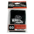 thumbnail image 1 of Deck Protector Small Monster Logo Black 60ct Card Sleeve Durable Storage Smaller Size Protectors, 1 of 1