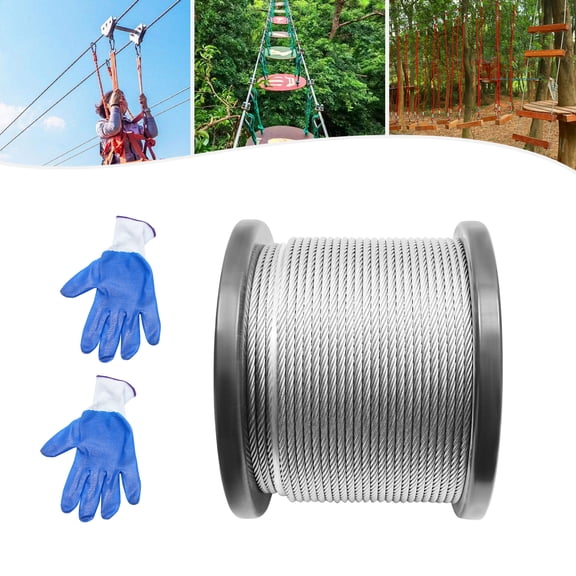 Deck Railing Cable, Stainless Steel Wire Rope, Braided Stainless Steel Cable