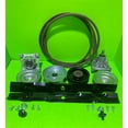 thumbnail image 1 of Deck Rebuild Kit for 46" Husqvarna Models RZ4623 RZ4621 RZ46i YTS4000 Z246 Includes 2 Spindles, 2 Spindle Pulleys, 2 Idler Pulleys, 2 Mulching Blades, and 1 Belt, 1 of 8