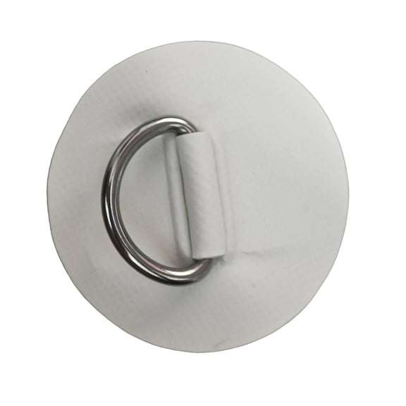 Deck Rigging Rope Rings Buckle Round Rings Pad Stainless Steel D Rings PVC Patches for Inflatable Boats Kayaks Dinghy